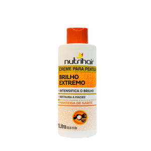 CREME DE PENTEAR BRILHO EXTREMO DA NUTRI HAIR 1litro