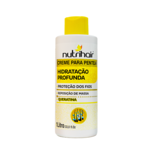 CREME DE PENTEAR HIDRATAÇÃO PROFUNDA DA NUTRI HAIR 1 litro
